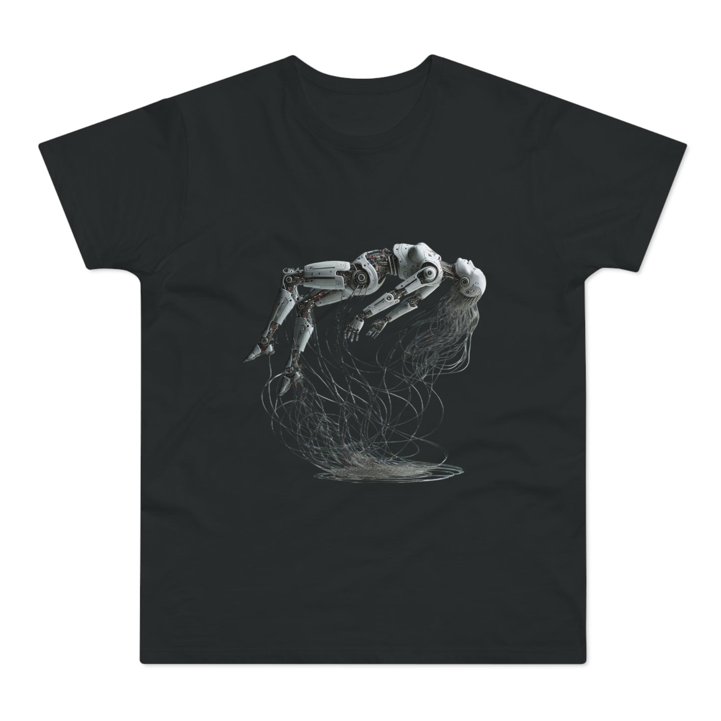Futuristic Graphic Tee, Cool Unisex T-Shirt for Tech Enthusiasts, Gift for Birthdays, Casual Wear, Unique Art Shirt