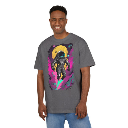 Cosmic Astronaut Tee, Unisex Oversize Tee, Space Graphic Shirt, Retro Astronaut T-Shirt, Gift for Space Lovers, Unique Graphic Tee