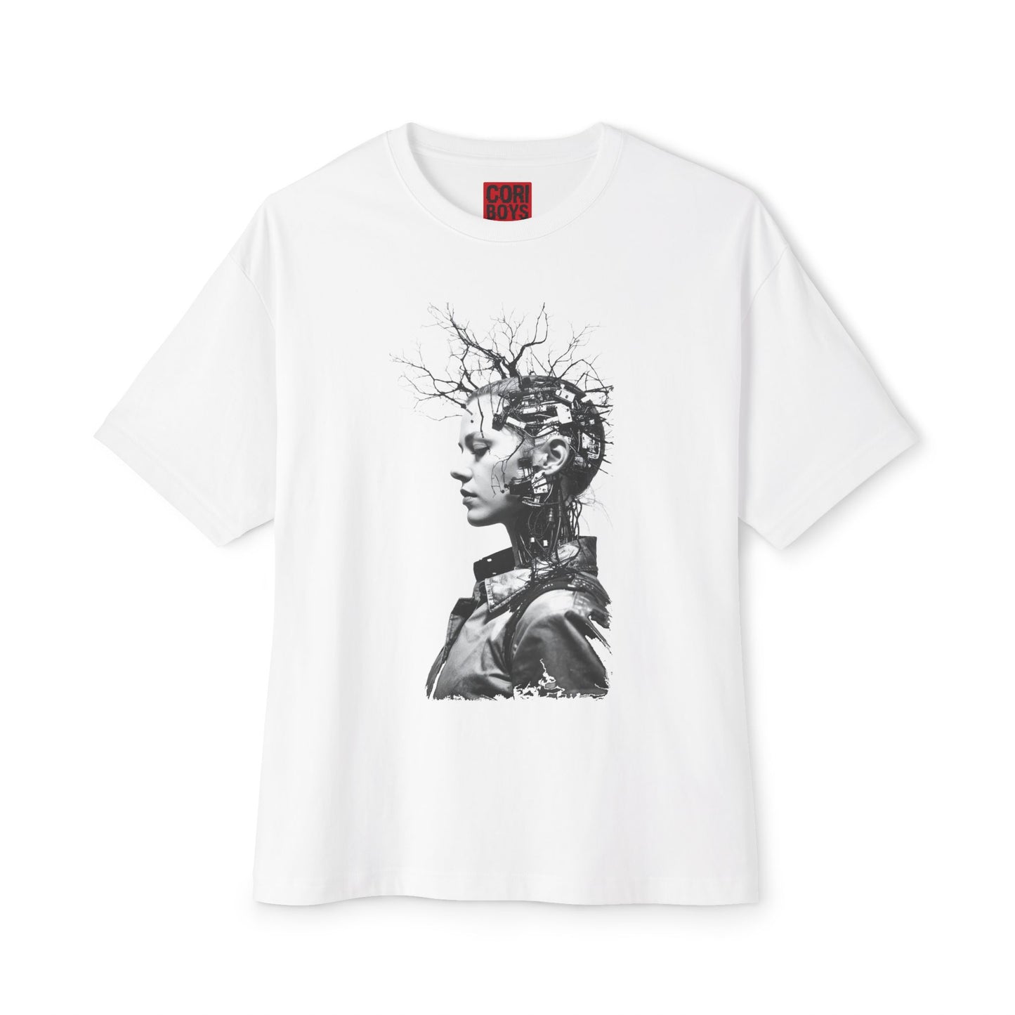 Eco-Friendly Unisex Oversized Tee Featuring Unique Abstract Design, Perfect for Casual Wear, Street Style, and Artistic Expression