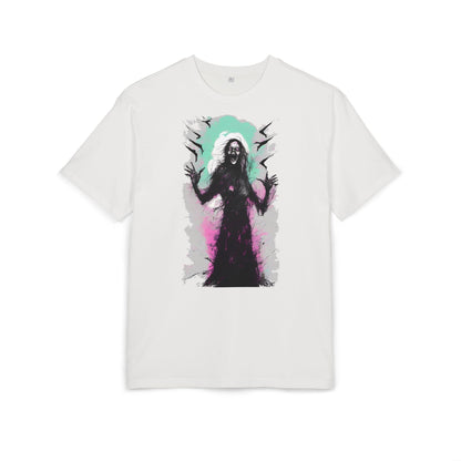 Spooky Witch Oversize Tee - Halloween Shirt, Graphic Tee for Festivals, Trendy Streetwear, Gift for Witch Lovers, Unisex Apparel