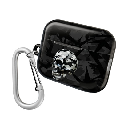 Edgy Skull AirPod Case | Unique Headphone Accessories | Gift for Music Lovers, Tech Enthusiasts, Birthdays, Holidays, Halloween