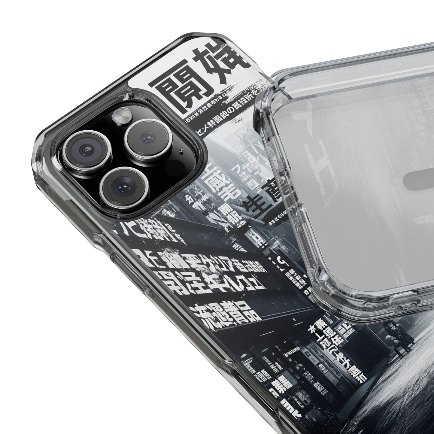 Stylish Magnetic Clear Impact Cases, Phone Protection, Urban Aesthetic, Gift for Tech Lovers, Summer Vibes, Trendy Accessories