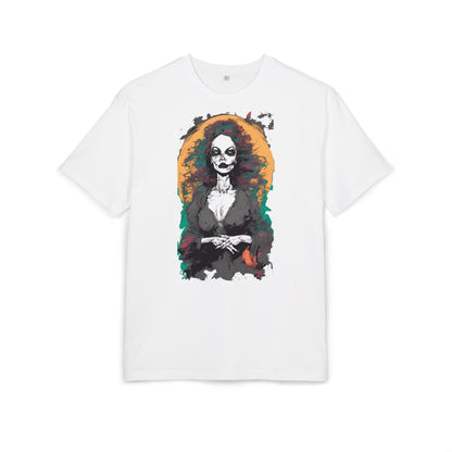 Gothic Art Oversized Tee - Perfect for Halloween Celebrations, Casual Outfits, Gift for Art Lovers, Unique Graphic Tee, Spooky Style