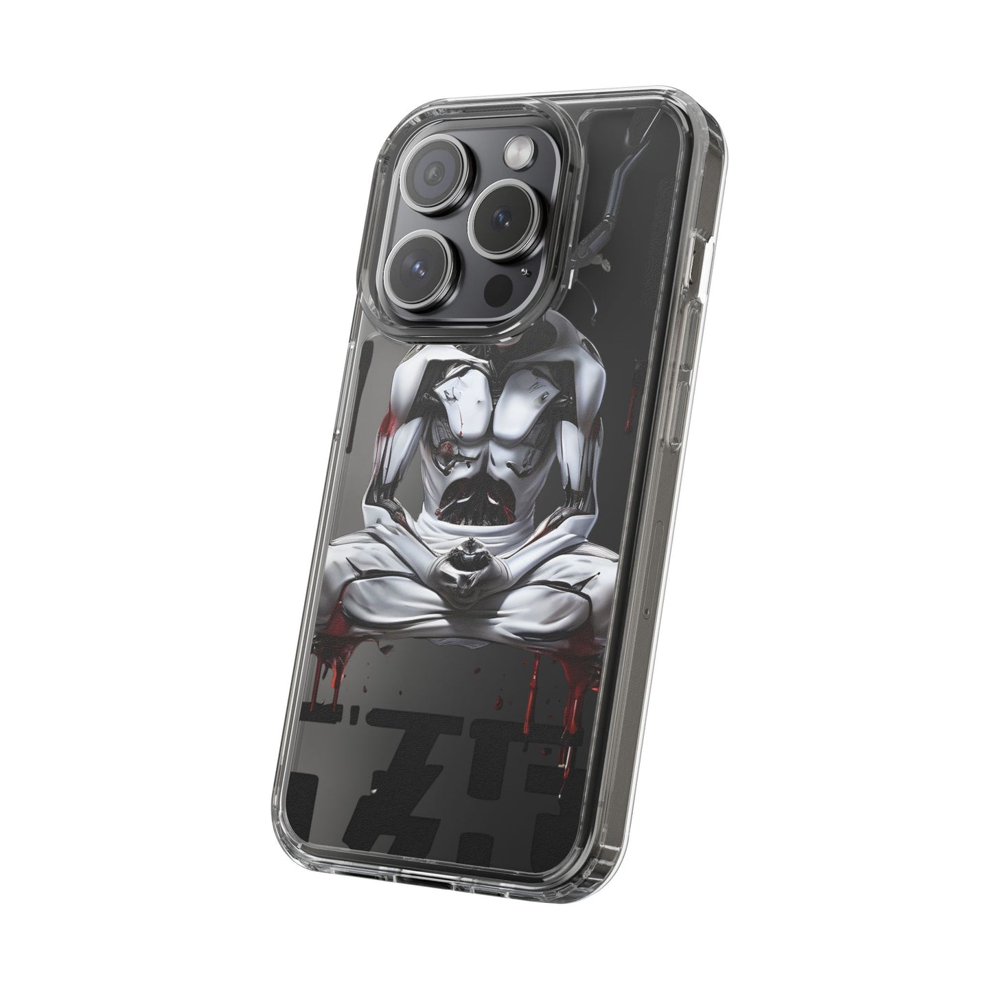 Clear Phone Cases with Cyber Design