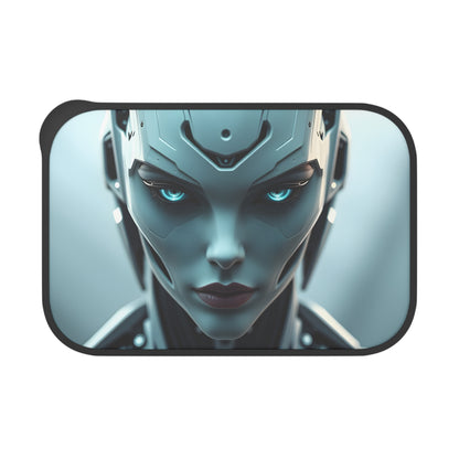 Futuristic Bento Box, Cyberpunk Lunch Container, Meal Prep Box, Stylish Food Storage, Robot Themed Utensils