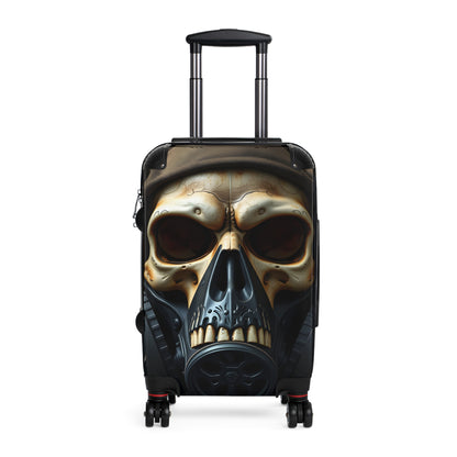 Skull Design Suitcase - Unique Travel Luggage, Stylish Carry-On, Halloween Bag, Gift for Travelers, Adventure Gear