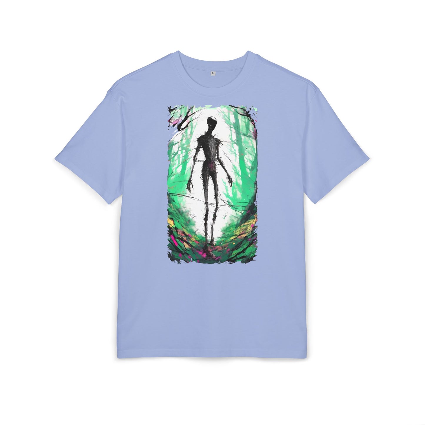 Mystical Forest Oversize Tee, Unisex Heavy Tee, Witchy Fashion, Boho Graphic Shirt, Alternative Style Tee