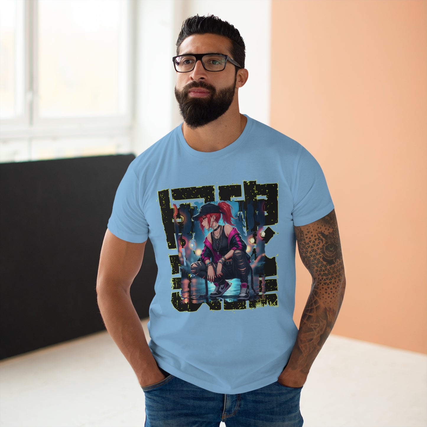 Trendy Graphic Tee for Men & Women, Urban Style Shirt, Casual Wear, Gift for Gamer, Streetwear Apparel