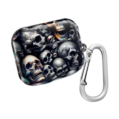 Gothic Skull AirPod Cases - Edgy Accessories for Music Lovers, Unique Gift for Teens, Halloween, Gothic Style, Skull Designs