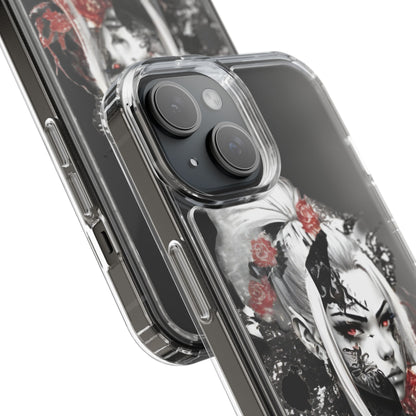 Mystical Warrior Clear Phone Case - Stylish & Protective