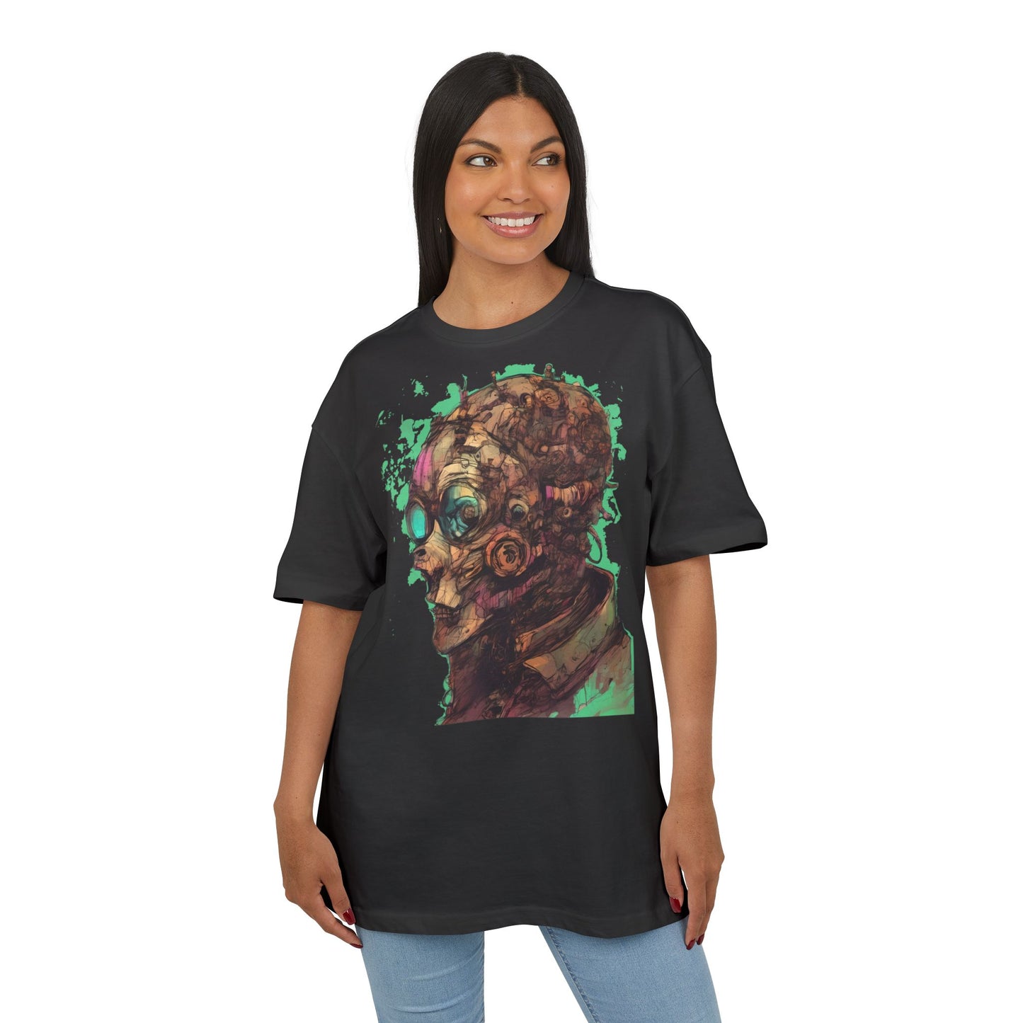 Artistic Oversize Tee - Unique Graphic Shirt for Art Lovers, Unisex Fashion, Streetwear Style, Gift for Creatives, Trendy Apparel