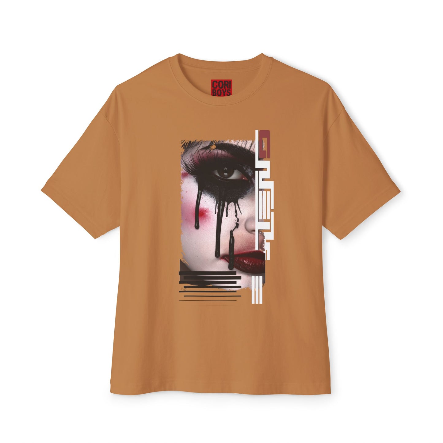 Artistic Oversized Tee - Bold Abstract Design, Streetwear, Casual Style, Unique Gift, Graphic Tee