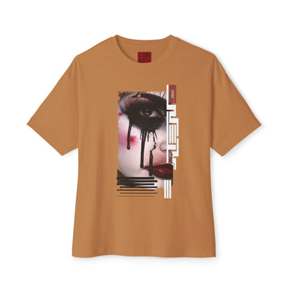 Artistic Oversized Tee - Bold Abstract Design, Streetwear, Casual Style, Unique Gift, Graphic Tee