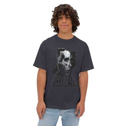 Edgy Graphic Tee, Unisex Oversized Boxy Tee, Goth Fashion Shirt, Casual Streetwear Top, Grunge Style Tee, Perfect Gift for Halloween