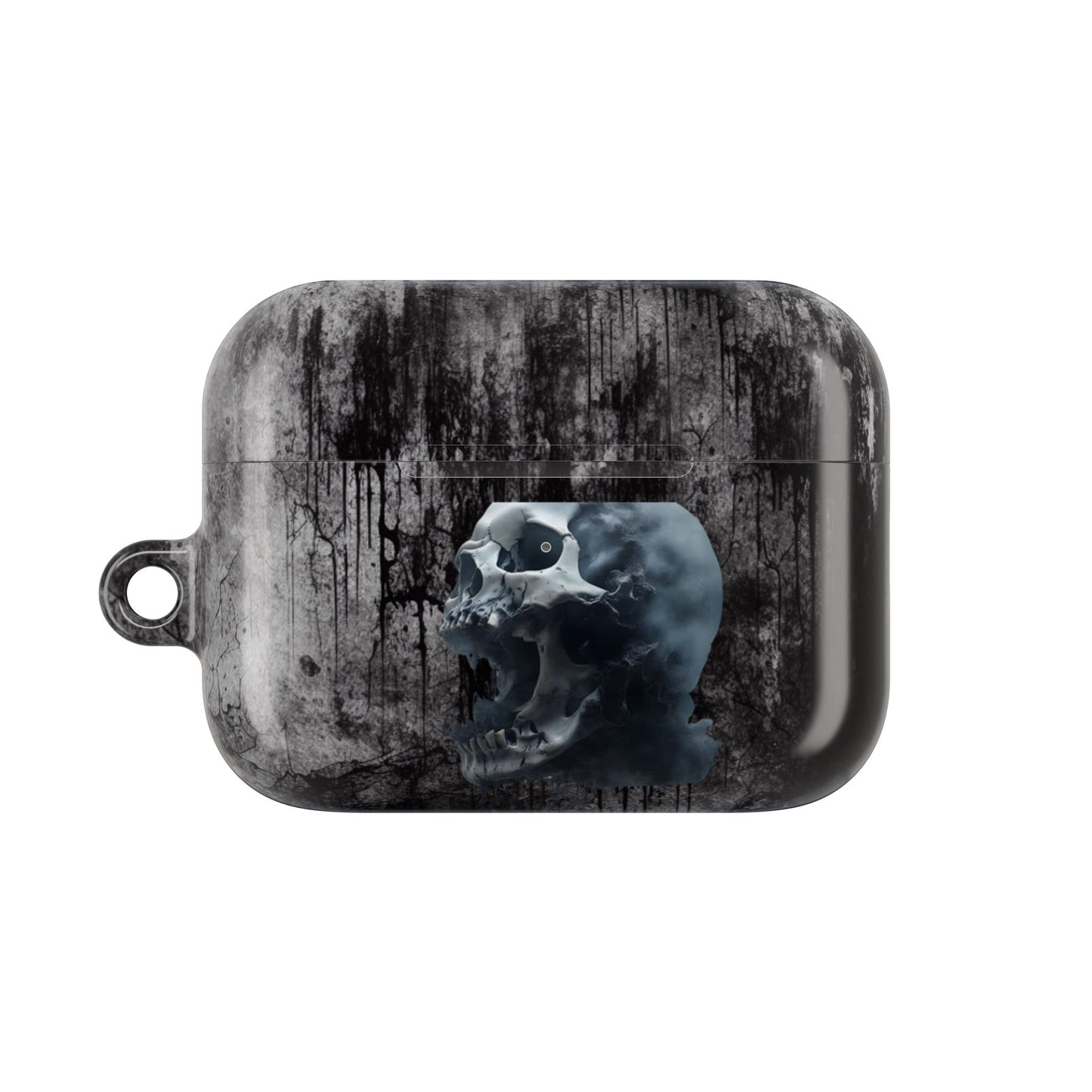 Gothic Skull AirPod Case, Trendy Wireless Earbuds Cover, Perfect Gift for Music Lovers, Halloween Decor, Edgy Aesthetic
