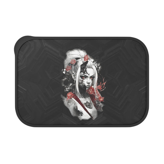 Stylish Bento Box with Utensils - Perfect for Lunch on the Go, Anime Lovers' Gift, Meal Prep, Eco-Friendly Storage