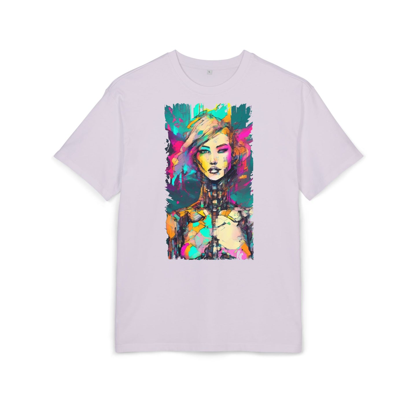 Vibrant Art Oversized Tee, Unisex Colorful T-Shirt, Graphic Arts Apparel, Casual Streetwear Gift, Unique Fashion Statement
