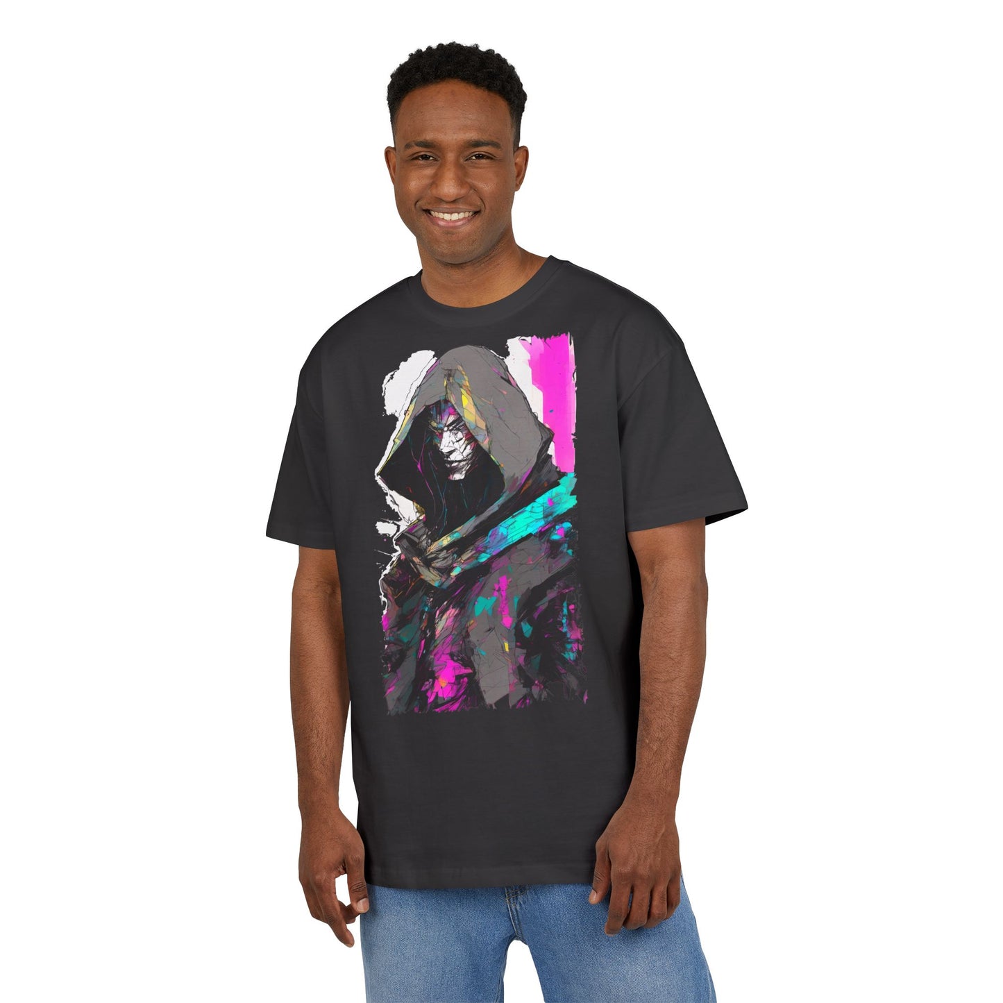 Stylish Oversized Graphic Tee featuring Artistic Illustration, Casual Wear, Unisex T-Shirt, Streetwear Fashion, Gift for Art Lovers
