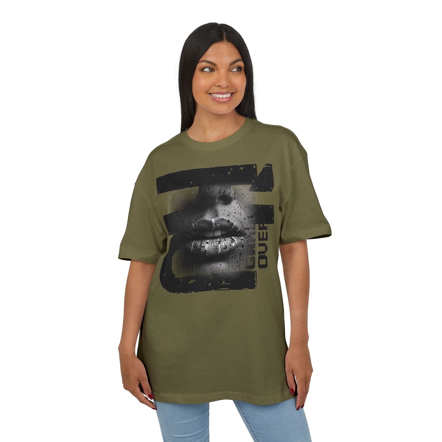 Gamer Unisex Oversized Tee - Game Over Graphic Tee