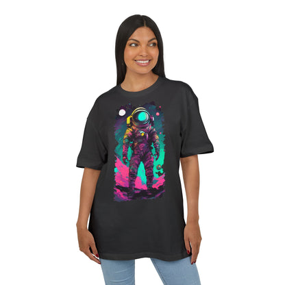 Cosmic Astronaut Tee, Unisex Oversize Tee, Space Graphic Shirt, Retro Astronaut T-Shirt, Gift for Space Lovers, Unique Graphic Tee