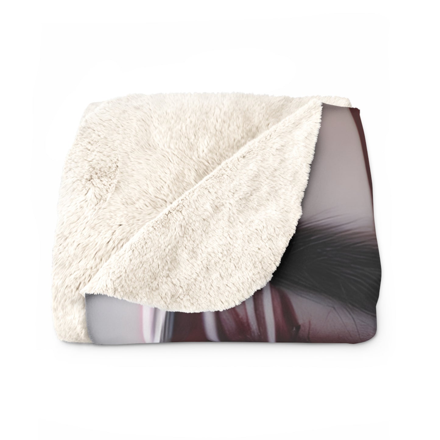 Sherpa Fleece Blanket with Dark Horror Gothic Design