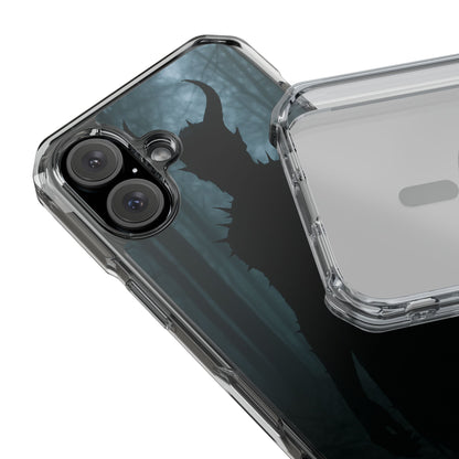 Magnetic Phone Cases, Dark Fantasy Case, Spooky Halloween Accessory, Gift for Gamers, Customizable Clear Impact Cover