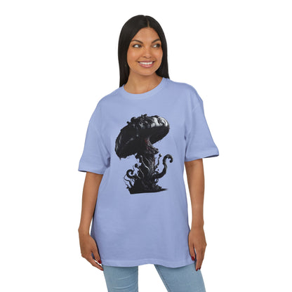 Vintage Mushroom Graphic Unisex Heavy Oversize Tee