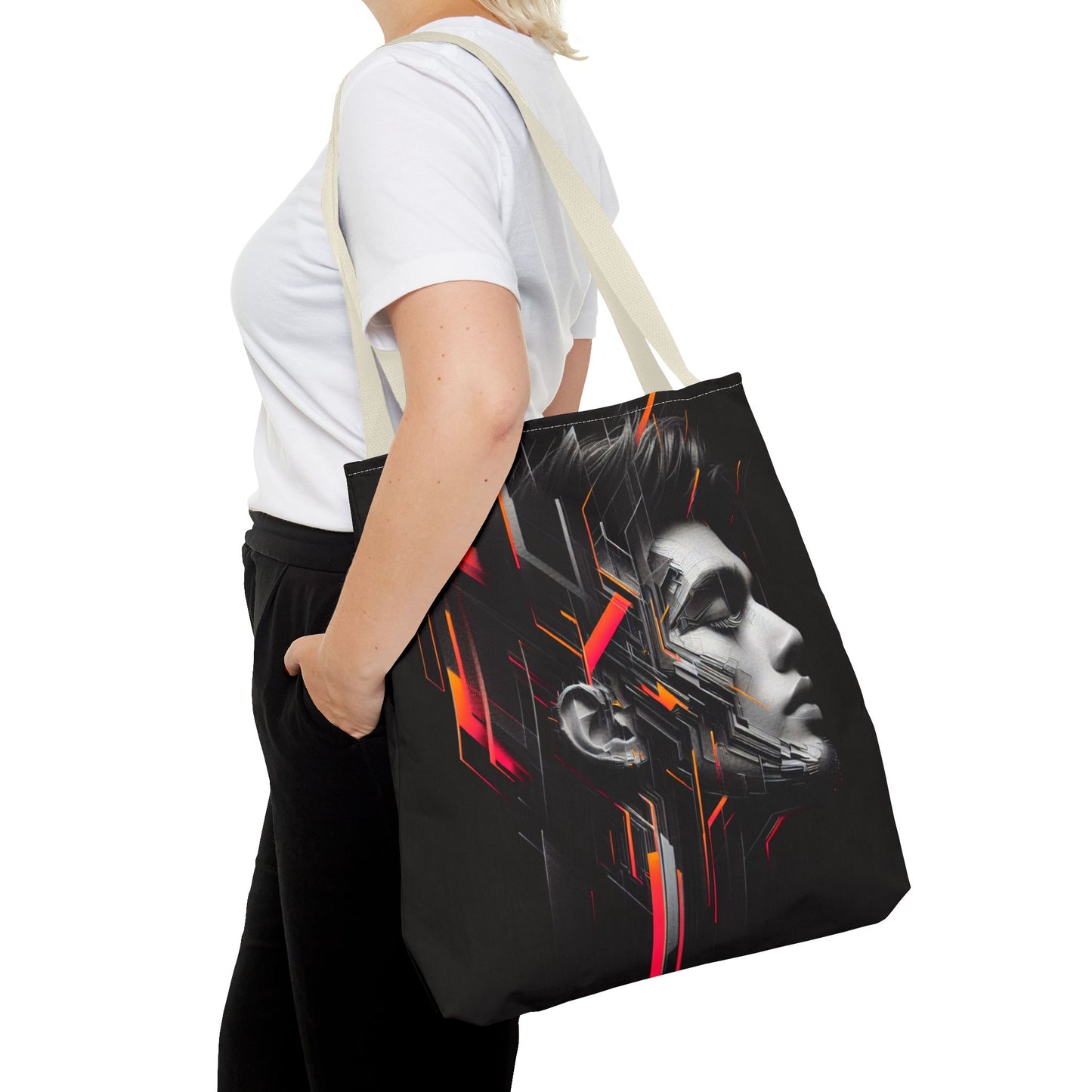 Urban Art Tote Bag - Modern Graphic Design for Daily Use, Gift for Trendsetters, Stylish Accessory, Everyday Carry, Unique Artistry