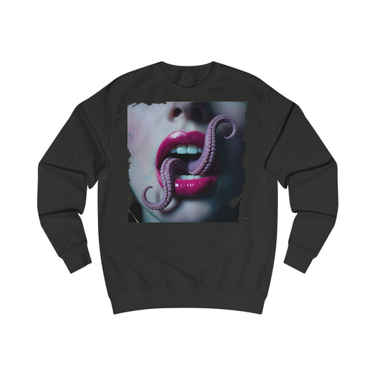 Octopus Kiss Sweatshirt, Unique Graphic Sweatshirt, Unisex Apparel, Perfect for Halloween, Trendy Gift, Casual Style