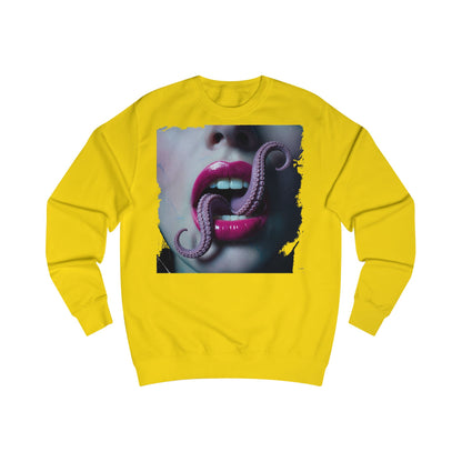 Octopus Kiss Sweatshirt, Unique Graphic Sweatshirt, Unisex Apparel, Perfect for Halloween, Trendy Gift, Casual Style