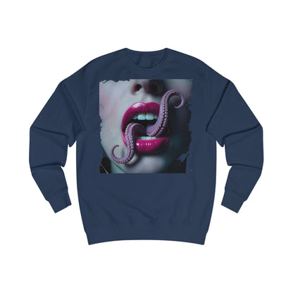 Octopus Kiss Sweatshirt, Unique Graphic Sweatshirt, Unisex Apparel, Perfect for Halloween, Trendy Gift, Casual Style