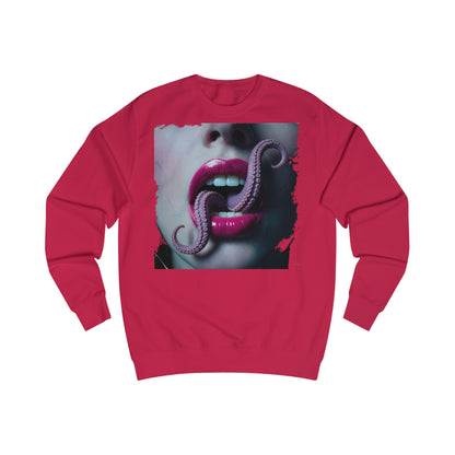 Octopus Kiss Sweatshirt, Unique Graphic Sweatshirt, Unisex Apparel, Perfect for Halloween, Trendy Gift, Casual Style