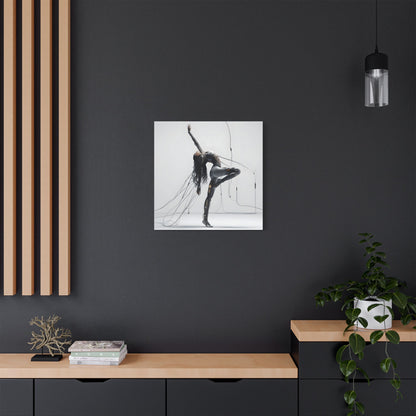 Satin Canvas Wall Art, Modern Abstract Decor, Contemporary Home Accent, Unique Gift for Art Lovers, Minimalist Artwork