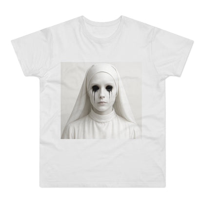 Spooky Art Tee, Unisex Graphic T-shirt, Halloween Costume, Horror Aesthetic Shirt, Creepy Vintage Look Top