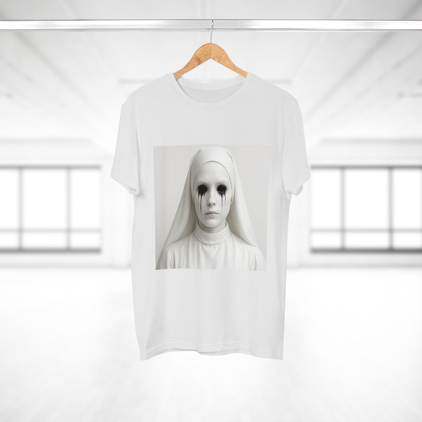 Spooky Art Tee, Unisex Graphic T-shirt, Halloween Costume, Horror Aesthetic Shirt, Creepy Vintage Look Top