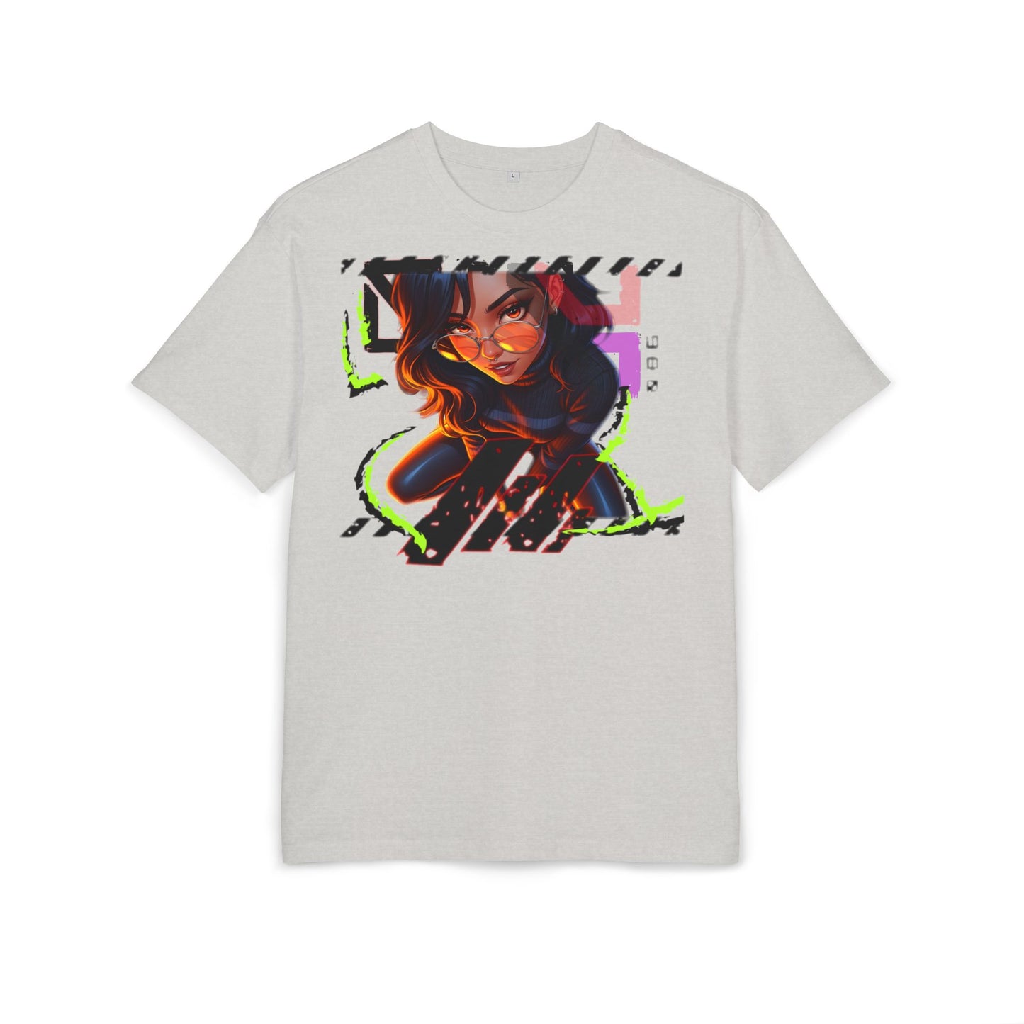 Edgy Graphic Unisex Heavy Oversize Tee - Street Style Fashion