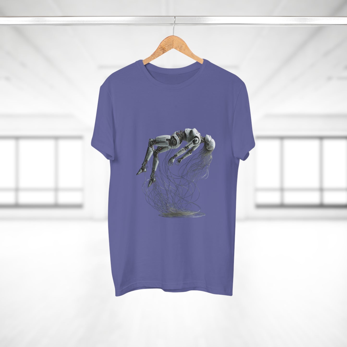 Futuristic Graphic Tee, Cool Unisex T-Shirt for Tech Enthusiasts, Gift for Birthdays, Casual Wear, Unique Art Shirt