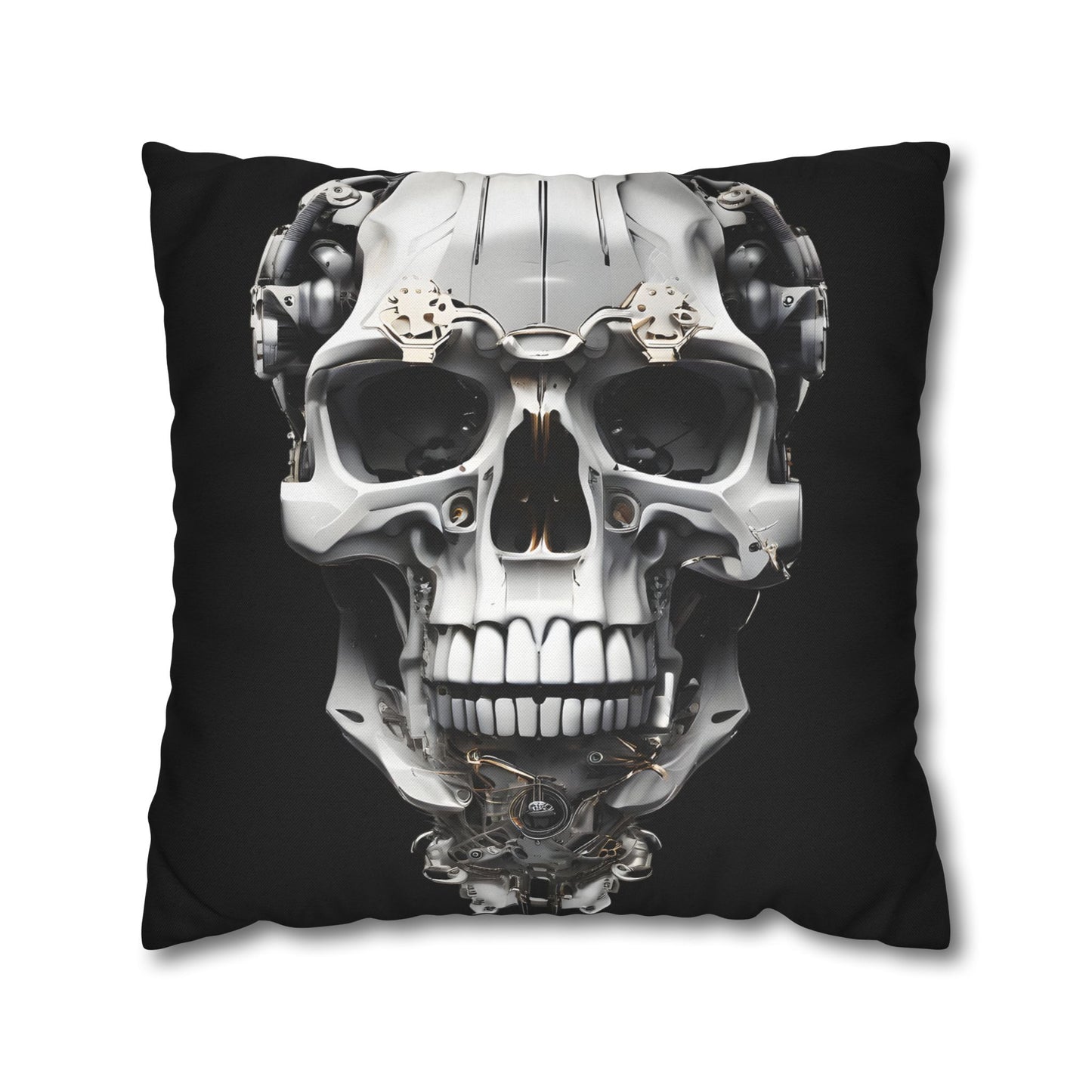 Polyester Square Pillowcase - Skull Collection