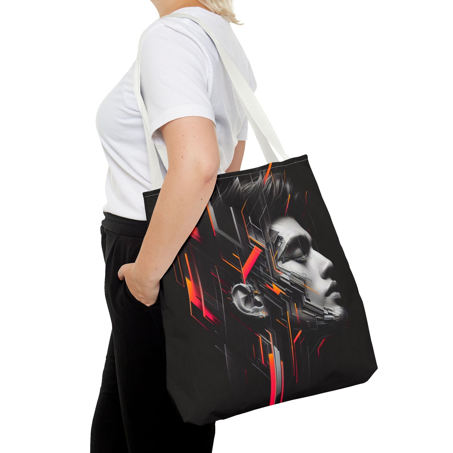 Urban Art Tote Bag - Modern Graphic Design for Daily Use, Gift for Trendsetters, Stylish Accessory, Everyday Carry, Unique Artistry