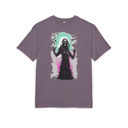 Spooky Witch Oversize Tee - Halloween Shirt, Graphic Tee for Festivals, Trendy Streetwear, Gift for Witch Lovers, Unisex Apparel