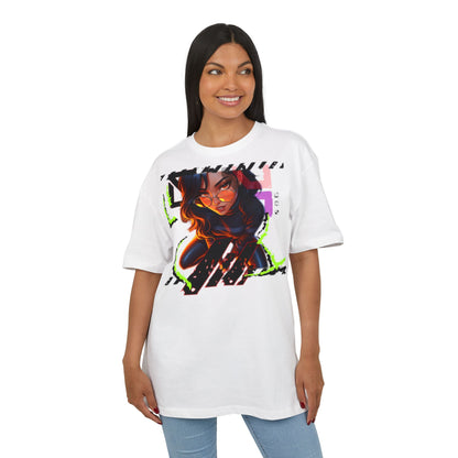 Edgy Graphic Unisex Heavy Oversize Tee - Street Style Fashion