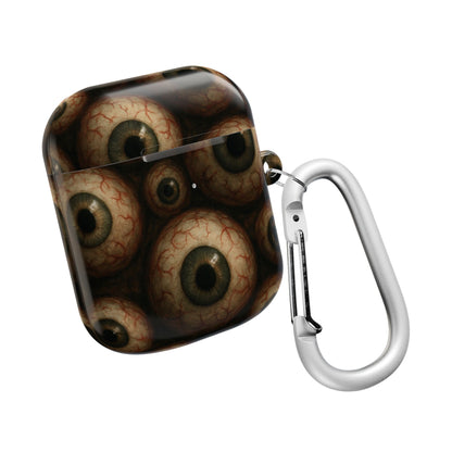 Unique Eyeball AirPod Case, Quirky Phone Accessory, Halloween Gift, Weird Aesthetic Decor, Eye Pattern Tech Case