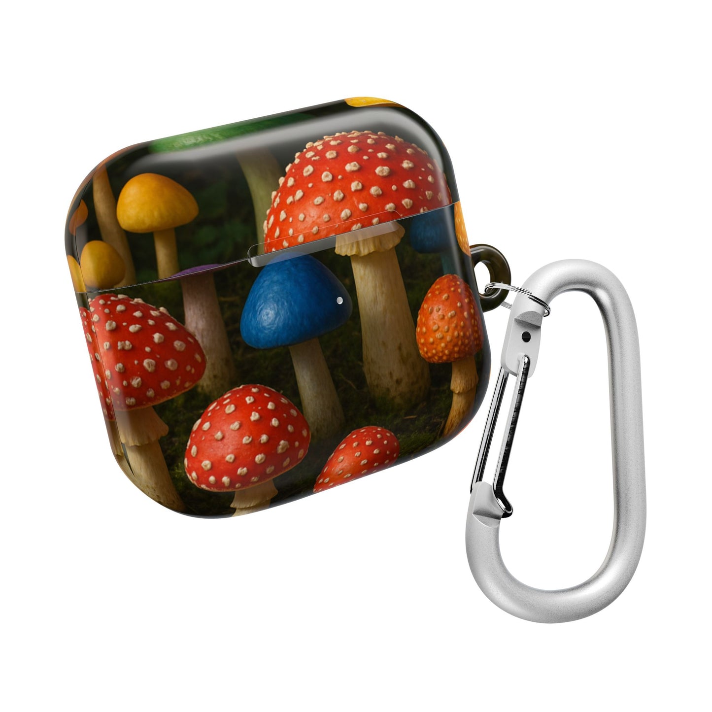 Colorful Mushroom AirPod Case - Quirky, Fun, Eco-Friendly Accessory for Nature Lovers, Perfect Gift for Birthdays, Holidays