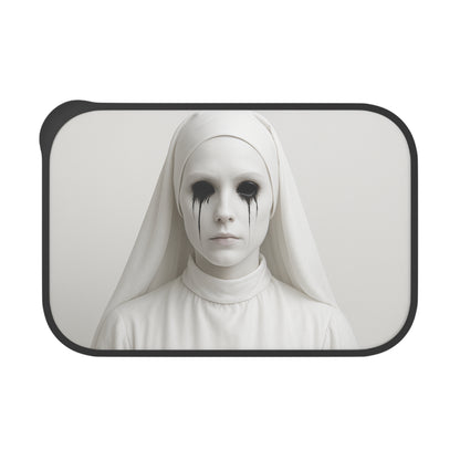 Gothic Bento Box, Unique Lunch Container, Artful Meal Prep, Dark Themed Food Storage, Quirky Gift for Monochrome Lovers