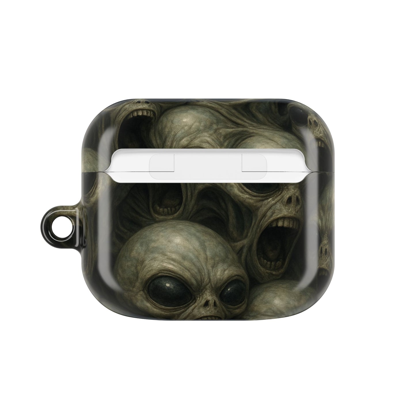 Alien-Themed AirPod Case, Unique Gift for Sci-Fi Lovers, Cool Accessory for Music Enthusiasts, Perfect for Halloween, Collectible