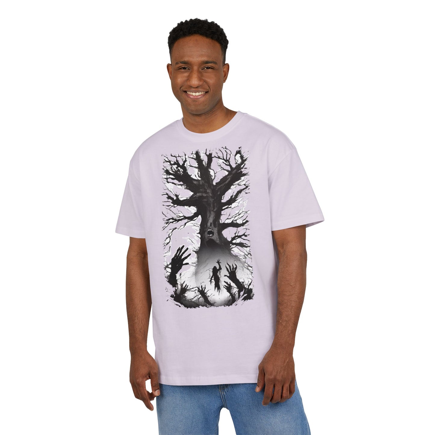 Mystical Tree Oversized Tee - Unisex Heavyweight Shirt, Nature-Inspired Fashion, Gift for Nature Lovers, Outdoor Adventure Wear, Boho [...]