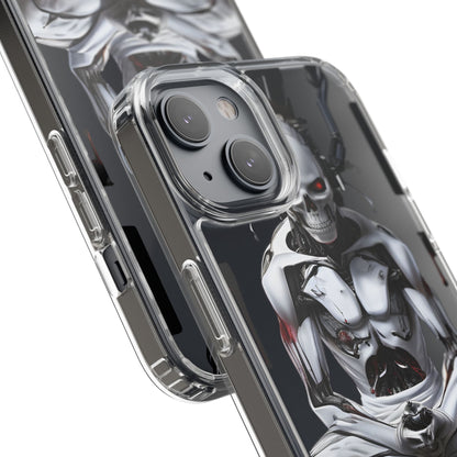 Clear Phone Cases with Cyber Design