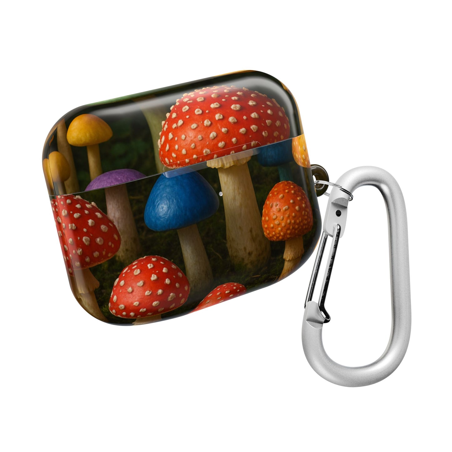 Colorful Mushroom AirPod Case - Quirky, Fun, Eco-Friendly Accessory for Nature Lovers, Perfect Gift for Birthdays, Holidays