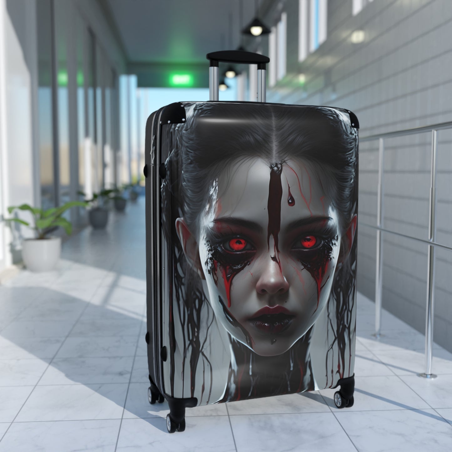 Travel Suitcase - Stylish Horror Dark Design for Adventurers