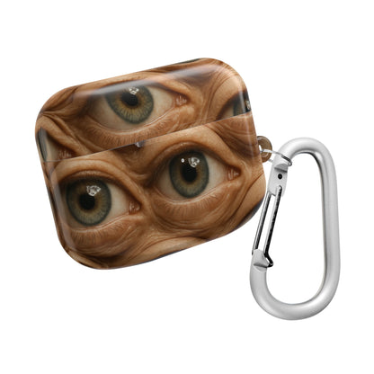 Unique Eye Pattern AirPod Case, Quirky AirPod Cover, Gift for Tech Lovers, Trendy Accessories, Fun Gadget Protection
